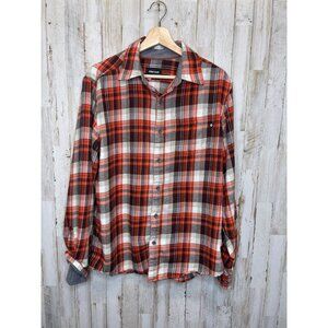 Marmot medium plaid button up shirt